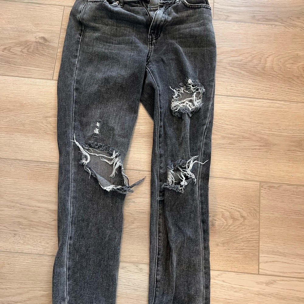 PacSun Distressed Black Jeans